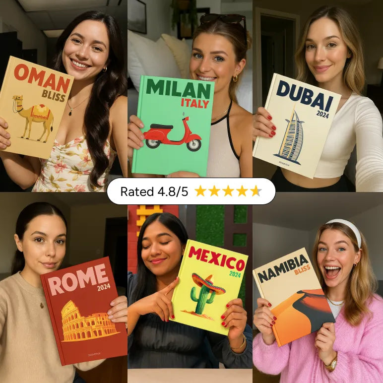 Album fotografico "Cuori in valigia"