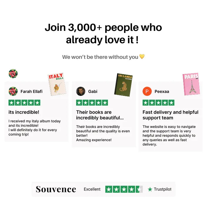 Album fotografico "Cuori in valigia"