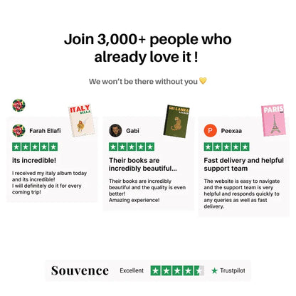 Album fotografico "Cuori in valigia"