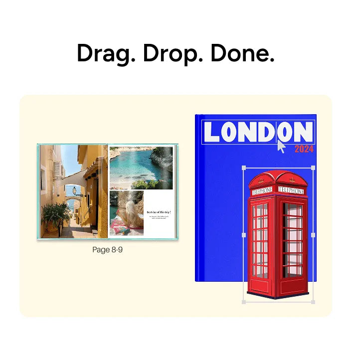 Album fotografico "Cuori in valigia"